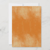 Country Rustic Pumpkin Pie Thanksgiving Dinner Kaart (Achterkant)