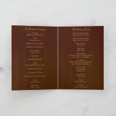 Country Rustic Roze Uitnodigingskaart voor Mason J Programma (Binnen)