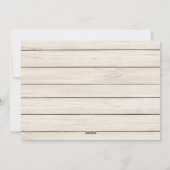 Country Rustic Wood Kaart met kerstfoto's (Achterkant)