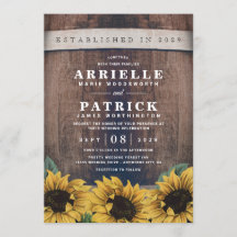 Country Rustieke Barrel  Zonnebloem Bruiloft