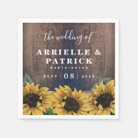 Country Rustieke Barrel Zonnebloem Bruiloft