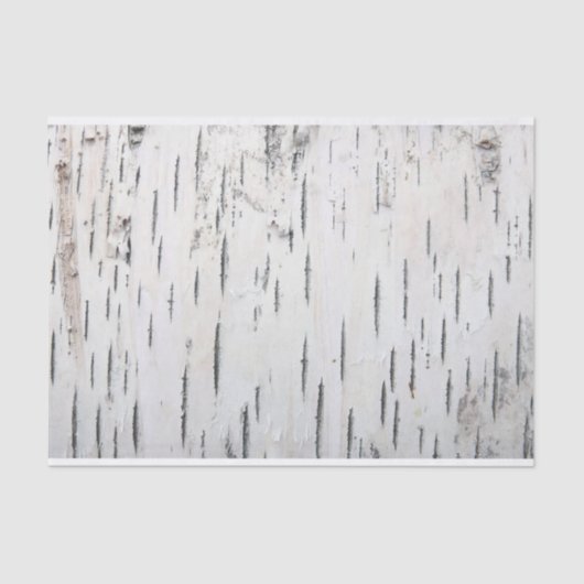 country rustieke berkenboom schors tissuepapier (Voorkant)