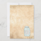 Country rustieke metselaar pot Wil je mijn meid va Kaart (Achterkant)