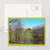 Country Scene Post Card Briefkaart (Voorkant / Achterkant)