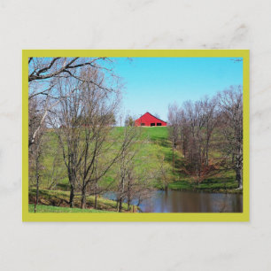 Country Scene Post Card Briefkaart