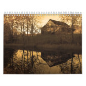 Country Sepia Calendar Kalender (Hoes)
