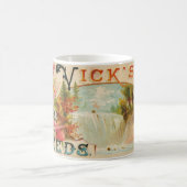 Country Shabby Victoriaans biologische boer primit Koffiemok (Center)