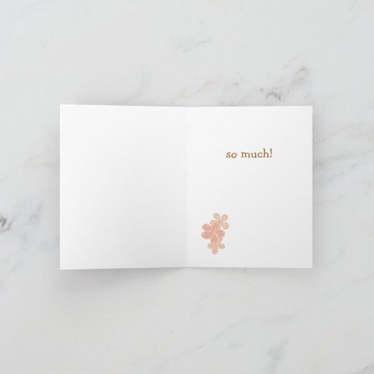 Country Sheep and Birdies Thank You Card Bedankkaart (Binnen)