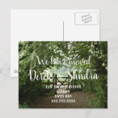 Country side uitzicht Adreswijziging verhuisd naar Aankondigingskaart (Voorkant / Achterkant)