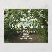 Country side uitzicht Adreswijziging verhuisd naar Aankondigingskaart (Voorkant)