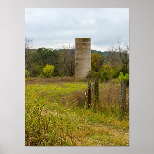 Country Silo Poster (Voorkant)