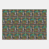 Country Singer Cowboy Pet Australian Shepherd Dog Inpakpapier Vel (Voorkant 3)