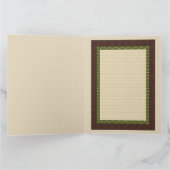 Country sneeuwman bericht kerstkaart toevoegen bedankkaart (Binnen)