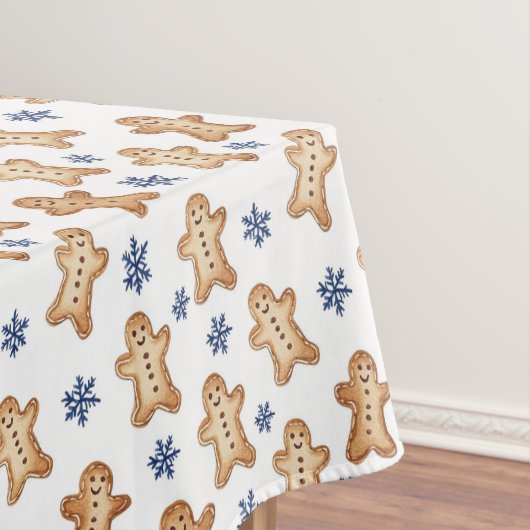 Country Snowflakes Gingerbread Cookies Christmas Tafelkleed (Voorbeeld)