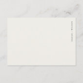 Country Spring Floral Landschap Wedding Receptie Informatiekaartje (Achterkant)