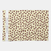 country spring lieveheersbeestjespatroon theedoek (Horizontaal)