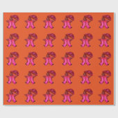Country Star Pet Boots Cadeaupapier (Vlak)