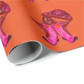 Country Star Pet Boots Cadeaupapier (Rol Hoek)