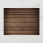 Country stijl 4 juli uitnodiging briefkaart (Achterkant)