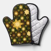 Country-stijl Star Keuken Oven Mitt Ovenwant (Voorkant / Achterkant)