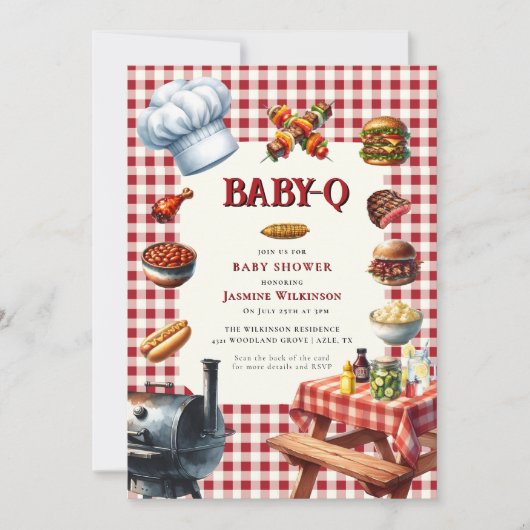 Country Style Baby-Q Douche Kaart (Voorkant)
