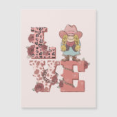  Country-Style "Love" met een Blonde Cowgirl (Voorkant)