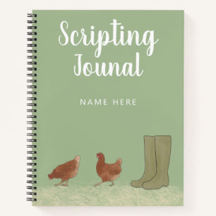 Country style scripting journal notitieboek