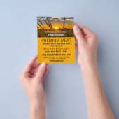 Country Sunset, Farmer & Slager Reclame Flyer (Hand)