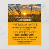Country Sunset, Farmer & Slager Reclame Flyer (Voorkant)