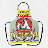 Country Sunshine Chicken Rooster Schort (Voorkant)