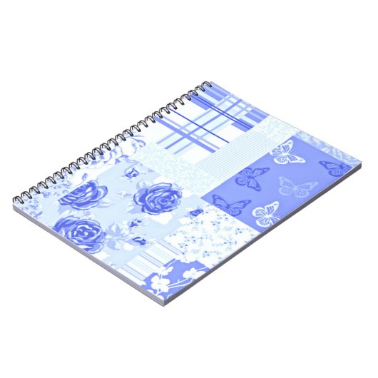 Country Sweet Cornflower Blauw Notitieboek (Linkerzijde)