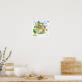 Country Tea House Poster (Keuken)