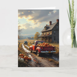 Country thanksgiving kaart