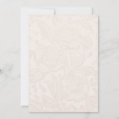 Country Tooled Leather Western Roos Cowboy Wedding Kaart (Achterkant)