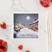 Country Town Kerst Servet (Insitu)