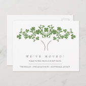 Country Tree New Home Verhuisaankondiging Briefkaart (Voorkant / Achterkant)