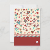 Country Valentijn Photo Classroom Card Kaart (Achterkant)