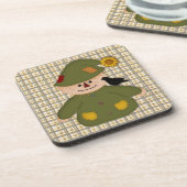 country-vogelverschrikker bier onderzetter (Linkerzijde)