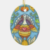 COUNTRY VOLKSKUNST TURKIJE, THANKSGIVING ORNAMENT (Achterkant)