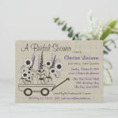 country wagon Vrijgezellenfeest Kaart (Staand voorkant)