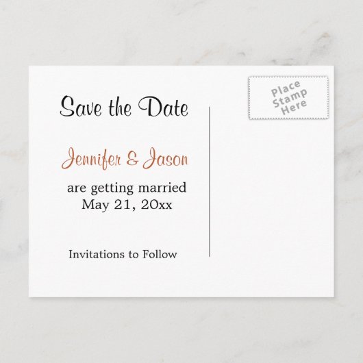 Country Wagon Wheel - Save the Date Aankondigingskaart (Achterkant)