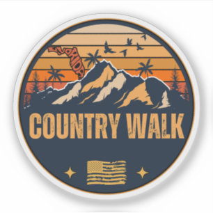 Country Walk, Florida Sticker