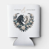 Country Wedding-Horses in Love Blikjeskoeler (Achterkant)