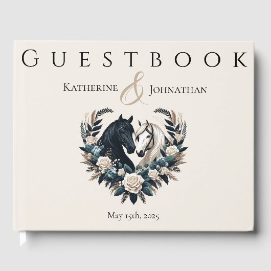 Country Wedding-Horses in Love Gastenboek (Voorkant)
