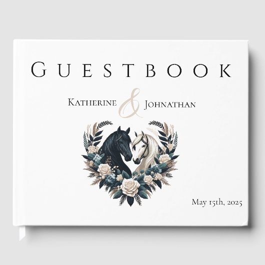 Country Wedding-Horses in Love Gastenboek (Voorkant)