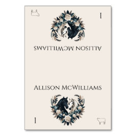 Country Wedding-Horses in Love Meat Kaart