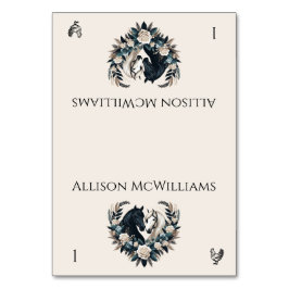 Country Wedding-Horses In Love - Pluimvee Kaart