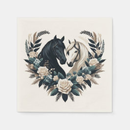 Country Wedding-Horses in Love Servet