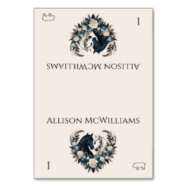 Country Wedding-Horses In Love - Varkensvlees Kaart