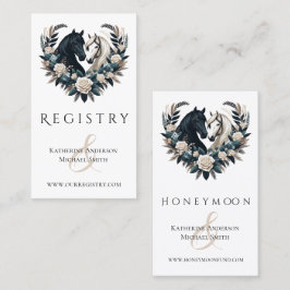 Country Wedding-Horses in Love Visitekaartje